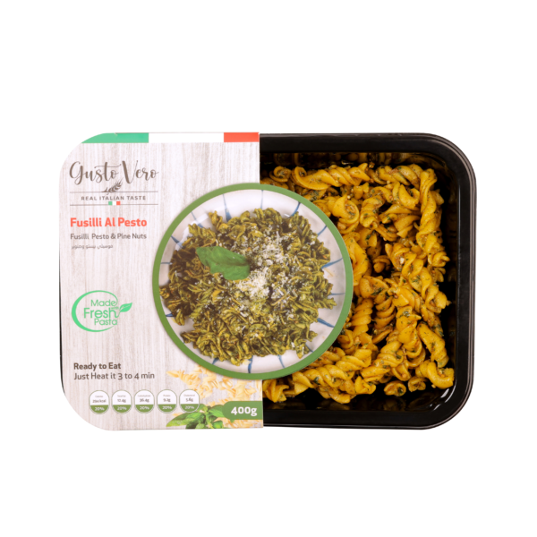 FUSILLI PESTO & PINE NUTS