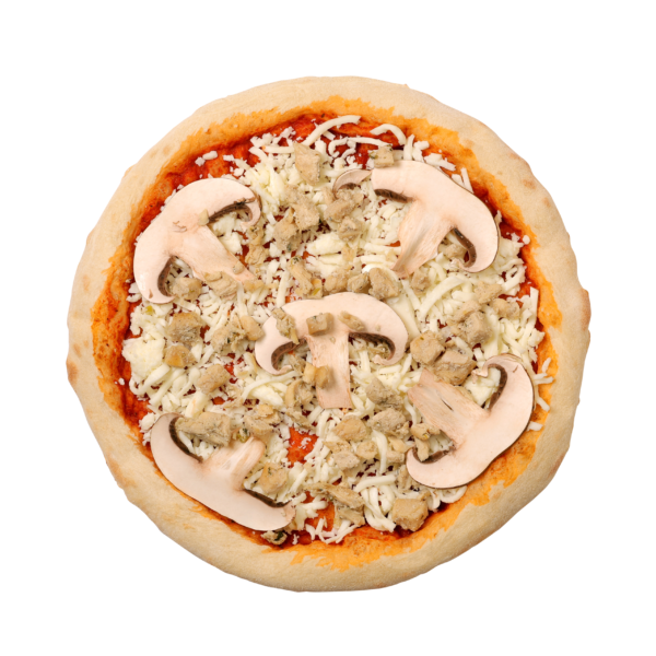 CHICKEN & MUSHROOM PIZZA