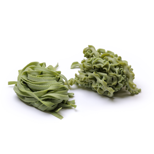 Fresh tagliatelle and mafalde spinach - Image 2